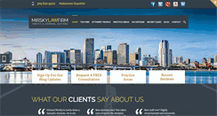 Desktop Screenshot of mirskylawfirm.com